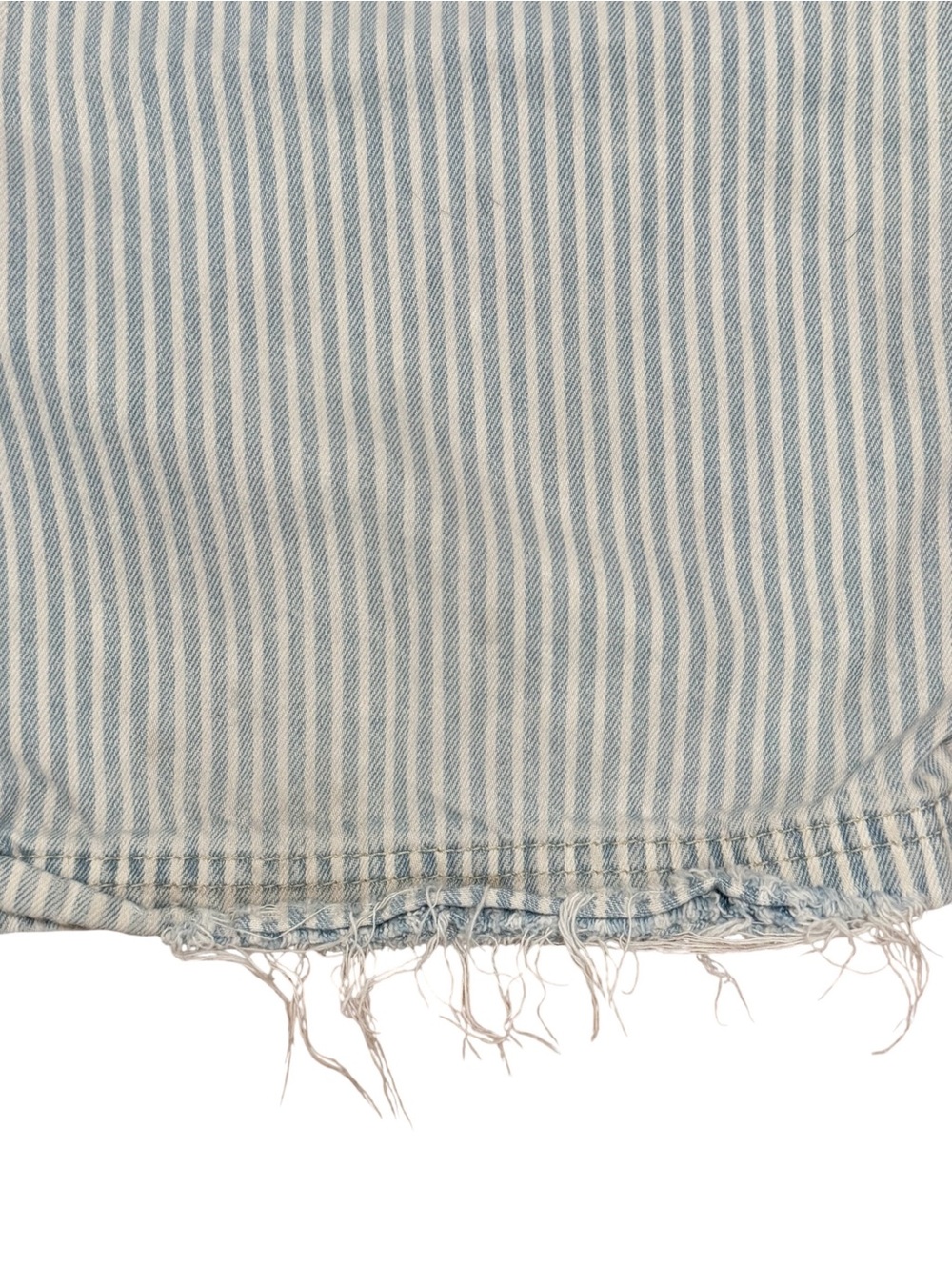 Levi’s cinch baggy Striped Wide Leg Cotton Pants jeans Blue & White plus size 34 - Picture 4 of 5